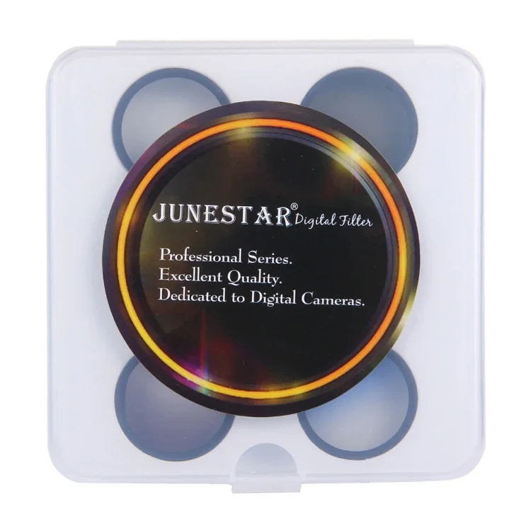 JUNESTAR 6-in-1 전문 34mm 렌즈 필터(CPL + UV + 그라데이션 레드 + 그라데이션 오렌지 + 그라데이션 블루 + 그라데이션 그레이), DJI Phantom 3 & 4용