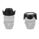 NIKON AF-S NIKKOR 18-55mm DX / NIKON AF-S DX NIKKOR 18-55mm f/3.5-5.6G VR 렌즈용 HB-45II 렌즈 후드 쉐이드, HB-45II