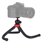 MZ305 미니 문어 유연한 삼각대 홀더 볼 헤드 포함 SLR 카메라용, GoPro HERO10 Black / HERO9 Black / HERO8 Black /7 /6 /5 /5 세션 /4 세션 /4 /3+ /3 /2 /1, DJI Osmo Action, Xiaoyi 및 기타 액션 카메라, 휴대폰, 크기:30cmx5cm, MZ305