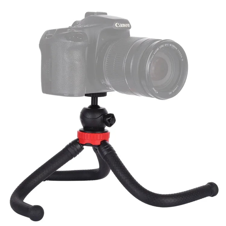 MZ305 미니 문어 유연한 삼각대 홀더 볼 헤드 포함 SLR 카메라용, GoPro HERO10 Black / HERO9 Black / HERO8 Black /7 /6 /5 /5 세션 /4 세션 /4 /3+ /3 /2 /1, DJI Osmo Action, Xiaoyi 및 기타 액션 카메라, 휴대폰, 크기:30cmx5cm, MZ305
