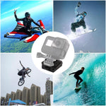 GP193 알루미늄 합금 헬멧 셀피 스탠드 GoPro, Insta360, DJI 및 기타 액션 카메라용, GP193