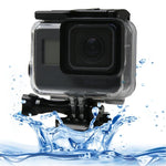 GoPro HERO6 /5 Black 60m 방수 하우징 다이빙 케이스 터치 스크린 백 도어 & 필터 / 버클 기본 마운트 & 나사 포함, 렌즈 분해 불필요, 60m 방수