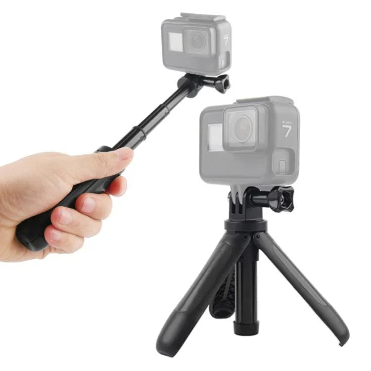 GP446 고프로, Insta360, DJI 및 기타 액션 카메라용 다기능 미니 고정 삼각대, GP446 (검정), GP446 (회색), GP446 (파랑), GP446 (빨강)