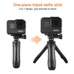 GP446 고프로, Insta360, DJI 및 기타 액션 카메라용 다기능 미니 고정 삼각대, GP446 (검정), GP446 (회색), GP446 (파랑), GP446 (빨강)