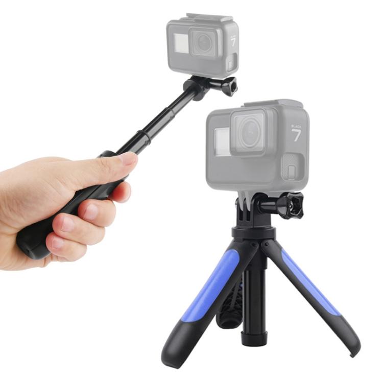 GP446 고프로, Insta360, DJI 및 기타 액션 카메라용 다기능 미니 고정 삼각대, GP446 (검정), GP446 (회색), GP446 (파랑), GP446 (빨강)
