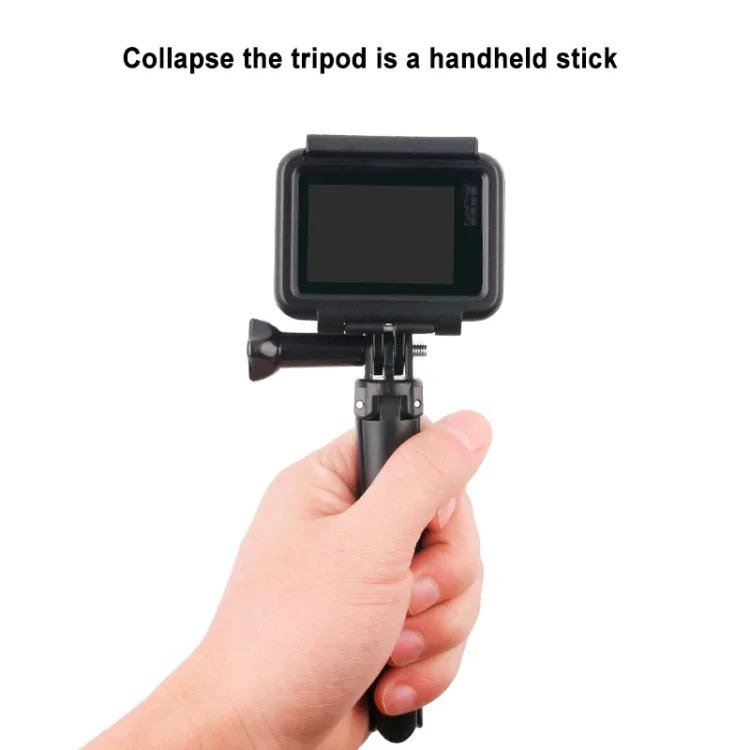 GoPro, Insta360, DJI 및 기타 액션 카메라와 4-6.8인치 휴대폰용 GP456 삼각대 브래킷, GP456