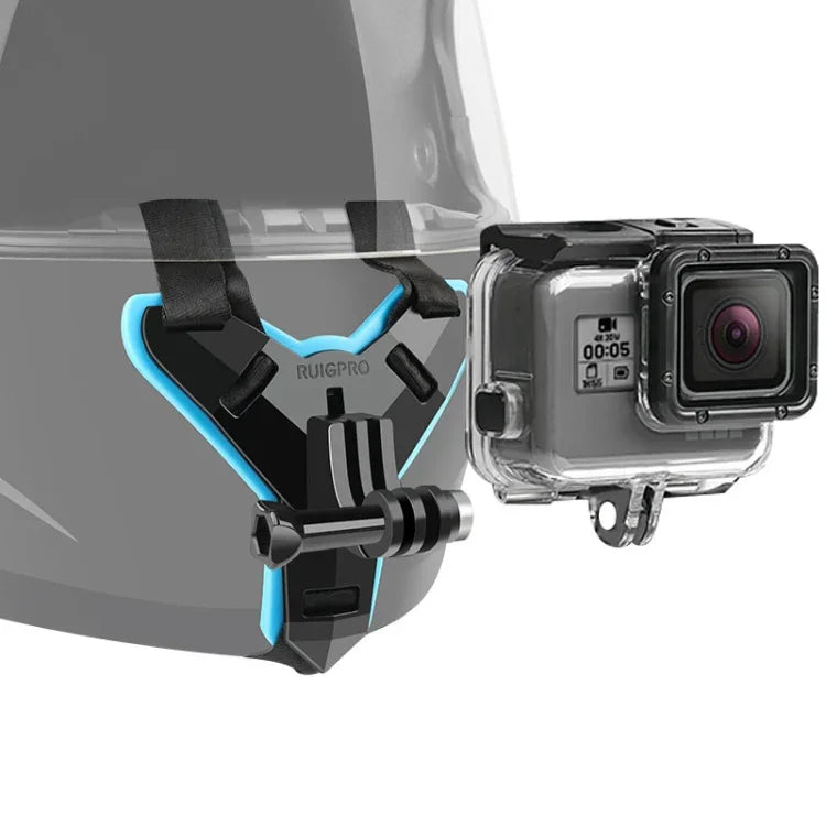 헬멧 벨트 마운트 + 방수 하우징 보호 케이스 GoPro HERO7 블랙 /6 /5용, 헬멧 벨트 마운트 + 방수 케이스