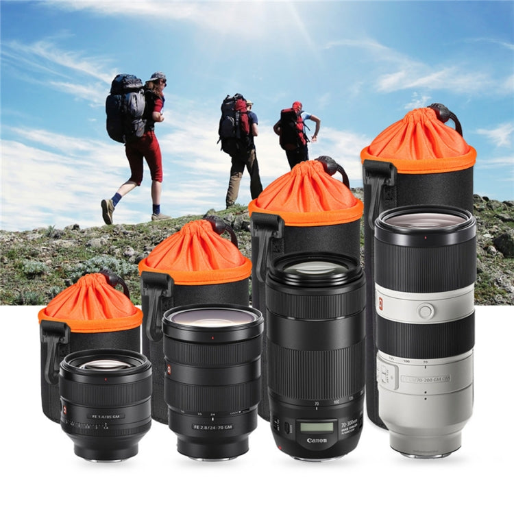 SLR 카메라 렌즈 가방 마이크로 싱글 렌즈 가방 렌즈 내부 가방 방수 보호 케이스 벨벳 두께 추가, 지름: 10cm, 높이: 18cm, 지름: 10cm, 높이: 18cm