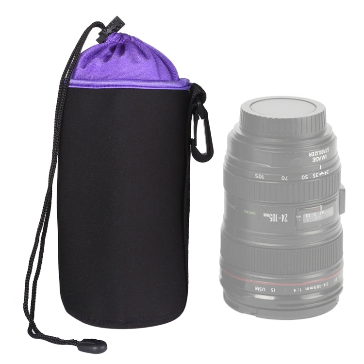 SLR 카메라 렌즈 가방 마이크로 싱글 렌즈 가방 렌즈 내부 가방 방수 보호 케이스 벨벳 두께 추가, 지름: 10cm, 높이: 18cm, 지름: 10cm, 높이: 18cm