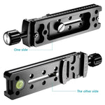 FVR-150 다목적 150mm 수직 노달 슬라이드 클램프 레일 어안 렌즈 및 광각 렌즈용, Arca Swiss RRS 클램프 호환, FVR-150