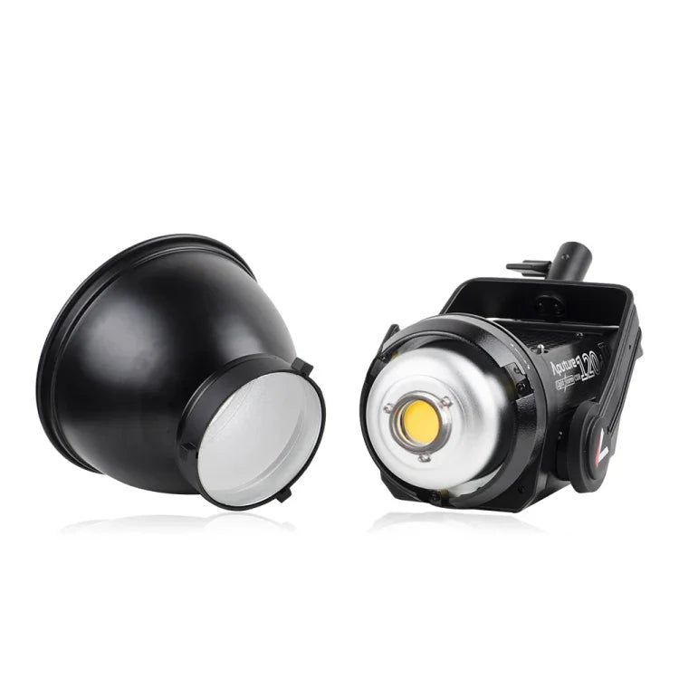 Aputure LS C120D II 고색재현 CRI 96 라이트 스톰 내추럴 화이트 라이트 5500K COB LED 스튜디오 비디오 라이트, 2.4GHz 무선 리모컨 및 컨트롤 박스 포함