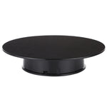 25cm 360도 전동 회전 턴테이블 디스플레이 스탠드 비디오 촬영 소품 턴테이블, 최대 하중 3kg, 배터리 구동, 25cm/배터리 구동(B), 25cm/배터리 구동(BW), 25cm/배터리 구동(W)
