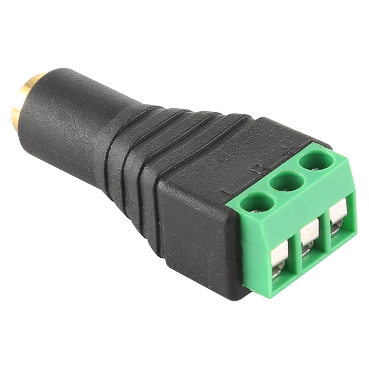 3.5mm 암 플러그 3핀 터미널 블록 스테레오 오디오 커넥터, 3.5mm 암 (3핀)