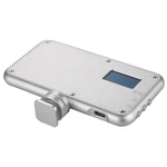 LED-013 포켓 112 LED 전문 브이로깅 사진 및 비디오 스튜디오 조명 OLED 디스플레이 및 콜드 슈 어댑터 마운트 포함, 캐논 / 니콘 DSLR 카메라용, 112 LED