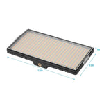 LED01 416 LED 3600LM 전문 브이로깅 사진 및 비디오 스튜디오 조명, 캐논 / 니콘 DSLR 카메라용, 416 LED