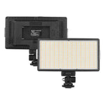 LED01 416 LED 3600LM 전문 브이로깅 사진 및 비디오 스튜디오 조명, 캐논 / 니콘 DSLR 카메라용, 416 LED