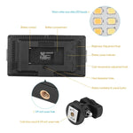 LED01 416 LED 3600LM 전문 브이로깅 사진 및 비디오 스튜디오 조명, 캐논 / 니콘 DSLR 카메라용, 416 LED