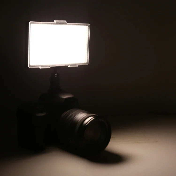 LED01 416 LED 3600LM 전문 브이로깅 사진 및 비디오 스튜디오 조명, 캐논 / 니콘 DSLR 카메라용, 416 LED