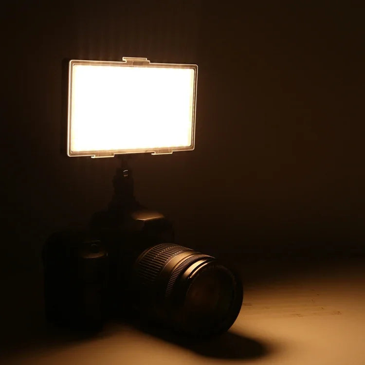 LED01 416 LED 3600LM 전문 브이로깅 사진 및 비디오 스튜디오 조명, 캐논 / 니콘 DSLR 카메라용, 416 LED