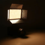 LED01 520 LED 4100LM 전문 브이로깅 사진 및 비디오 스튜디오 조명, 캐논 / 니콘 DSLR 카메라용, 520 LED