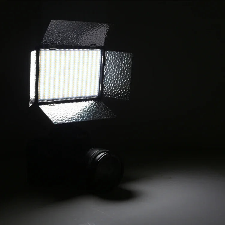 LED01 520 LED 4100LM 전문 브이로깅 사진 및 비디오 스튜디오 조명, 캐논 / 니콘 DSLR 카메라용, 520 LED