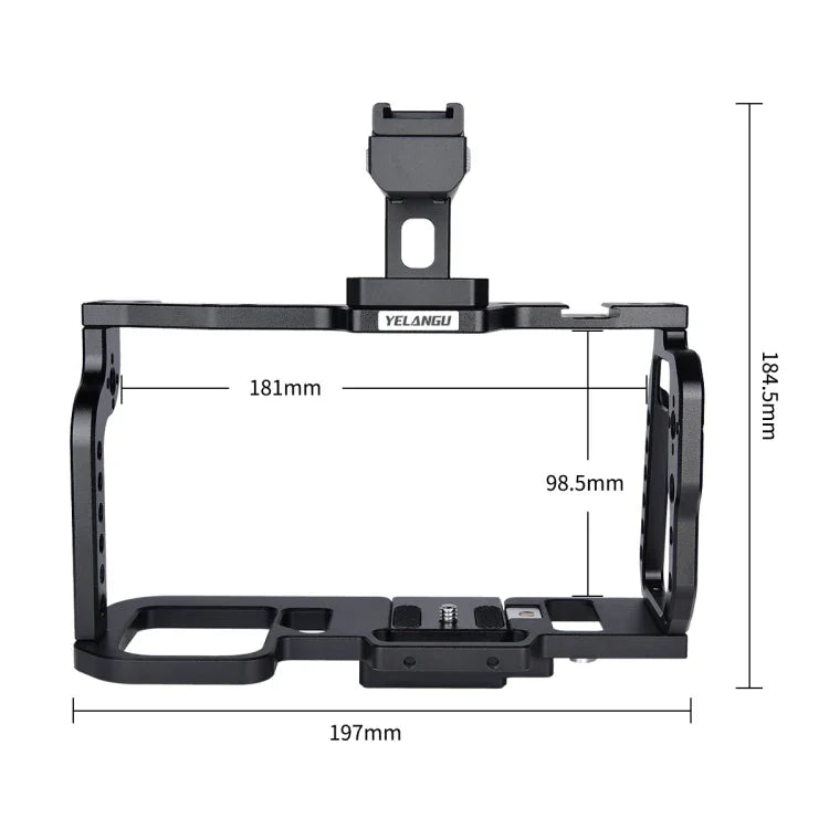 YELANGU C9-A YLG0911A 핸들 비디오 카메라 케이지 스태빌라이저 DJI BMPCC 4K용, C9-A