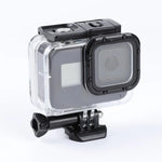 GoPro HERO8 Black용 45m 방수 하우징 보호 케이스, 버클 기본 마운트 및 나사 포함, GoPro HERO8 Black용