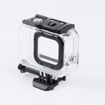 GoPro HERO8 Black용 45m 방수 하우징 보호 케이스, 버클 기본 마운트 및 나사 포함, GoPro HERO8 Black용