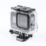 GoPro HERO8 Black용 45m 방수 하우징 보호 케이스, 버클 기본 마운트 및 나사 포함, GoPro HERO8 Black용