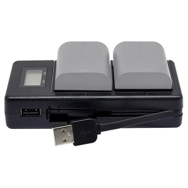 LP-E6 디지털 카메라 SLR 배터리 디지털 LCD 충전기 Canon 시리즈용, LP-E6