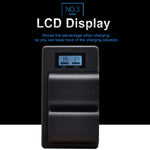 LP-E6 디지털 카메라 SLR 배터리 디지털 LCD 충전기 Canon 시리즈용, LP-E6