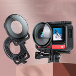 렌즈 가드 보호 유리 커버 Insta360 One R 파노라마 카메라용 프레임 포함, Insta360 One R용