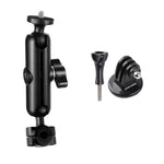 9cm 연결봉 20mm 볼 헤드 오토바이 백미러 고정 마운트 홀더 삼각대 어댑터 및 나사 포함 GoPro, Insta360, DJI 및 기타 액션 카메라용, 9cm 연결봉 홀더