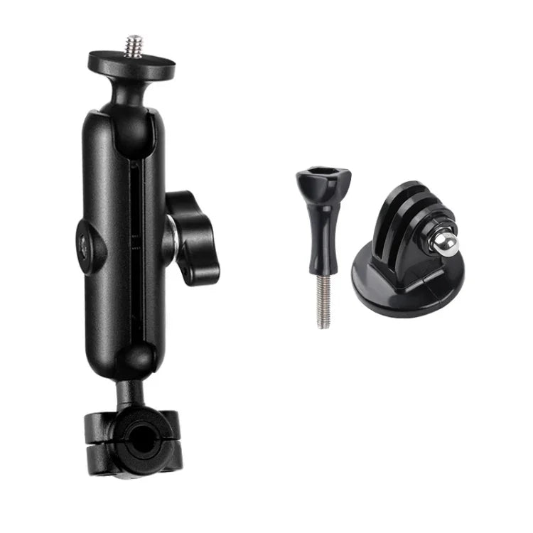 9cm 연결봉 20mm 볼 헤드 오토바이 백미러 고정 마운트 홀더 삼각대 어댑터 및 나사 포함 GoPro, Insta360, DJI 및 기타 액션 카메라용, 9cm 연결봉 홀더