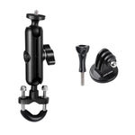 9cm 연결봉 20mm 볼 헤드 오토바이 핸들바 고정 마운트 홀더 삼각대 어댑터 및 나사 포함 GoPro, Insta360, DJI 및 기타 액션 카메라용, 9.5cm 연결봉 홀더