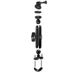 9cm 연결봉 20mm 볼 헤드 오토바이 핸들바 고정 마운트 홀더 삼각대 어댑터 및 나사 포함 GoPro, Insta360, DJI 및 기타 액션 카메라용, 9.5cm 연결봉 홀더