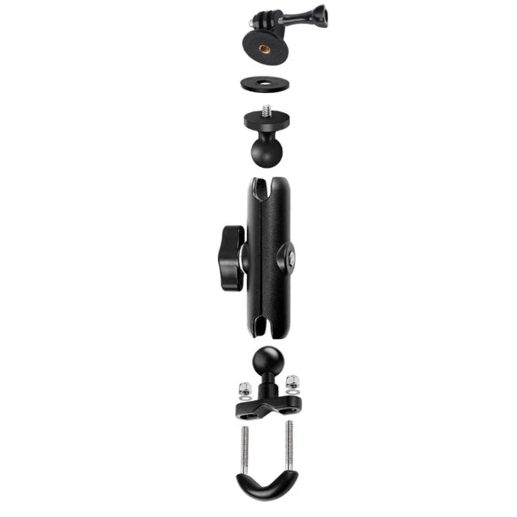 9cm 연결봉 20mm 볼 헤드 오토바이 핸들바 고정 마운트 홀더 삼각대 어댑터 및 나사 포함 GoPro, Insta360, DJI 및 기타 액션 카메라용, 9.5cm 연결봉 홀더