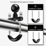 9cm 연결봉 20mm 볼 헤드 오토바이 핸들바 고정 마운트 홀더 삼각대 어댑터 및 나사 포함 GoPro, Insta360, DJI 및 기타 액션 카메라용, 9.5cm 연결봉 홀더