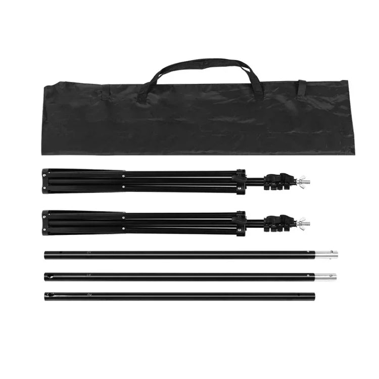 200x200cm 사진 스튜디오 배경 지지대 배경 크로스바 브래킷 키트, 200x200cm