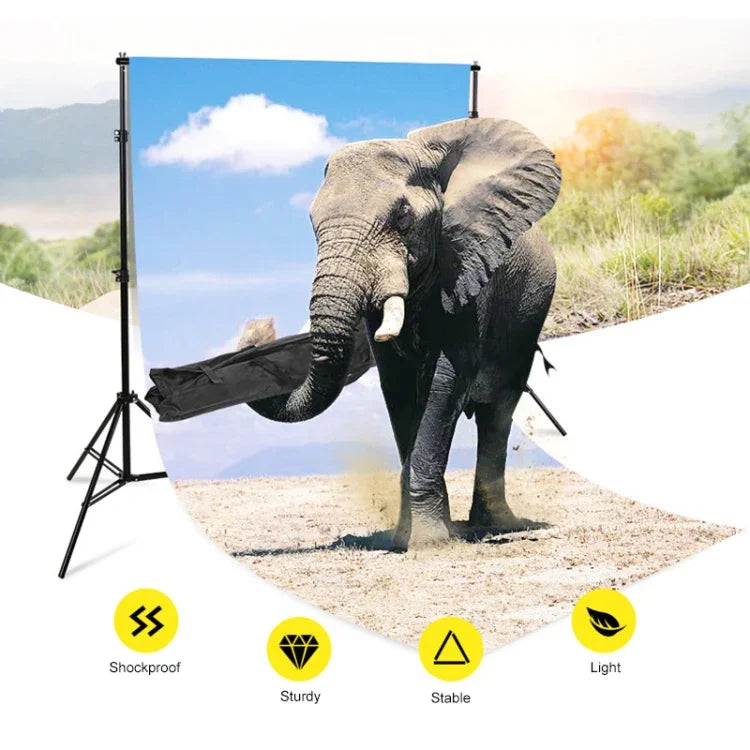 200x200cm 사진 스튜디오 배경 지지대 배경 크로스바 브래킷 키트, 200x200cm