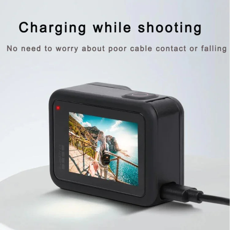 GoPro HERO8용 스포츠 카메라 충전식 배터리 교체용 사이드 커버, GoPro HERO8용