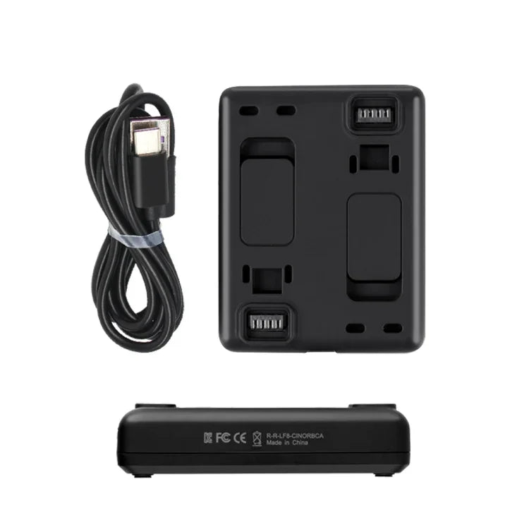 Insta360 ONE R 4K 파노라마 카메라용 R-R-LF8-CINOR8CA 배터리 충전기 빠른 충전 듀얼 충전 인터페이스 충전 베이스, 배터리 충전기
