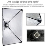 50x70cm 단일 라이트 소프트박스 + 2m 사진 조명 삼각대 마운트 스탠드 + 암 집 크로스바 브래킷 스튜디오 플래시 라이트 세트