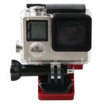 GoPro, Insta360, DJI 및 기타 액션 카메라용 오토바이 백미러 CNC 알루미늄 합금 스탠드 고정 브래킷 홀더