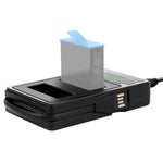 GoPro HERO9 Black / HERO10 Black용 LCD 화면 듀얼 배터리 충전기 충전 용량 표시, 충전 용량 표시