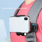 RUIGPRO 360도 회전 퀵 릴리스 스트랩 마운트 어깨 백팩 마운트, GoPro, Insta360, DJI 및 기타 액션 카메라용