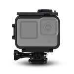 GoPro HERO10 Black / HERO9 Black용 플라스틱 프레임 마운트 보호 케이스 베이스 버클 및 긴 나사 포함, 플라스틱 프레임