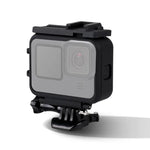 GoPro HERO10 Black / HERO9 Black용 플라스틱 프레임 마운트 보호 케이스 베이스 버클 및 긴 나사 포함, 플라스틱 프레임