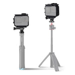 GoPro HERO10 Black / HERO9 Black용 플라스틱 프레임 마운트 보호 케이스 베이스 버클 및 긴 나사 포함, 플라스틱 프레임