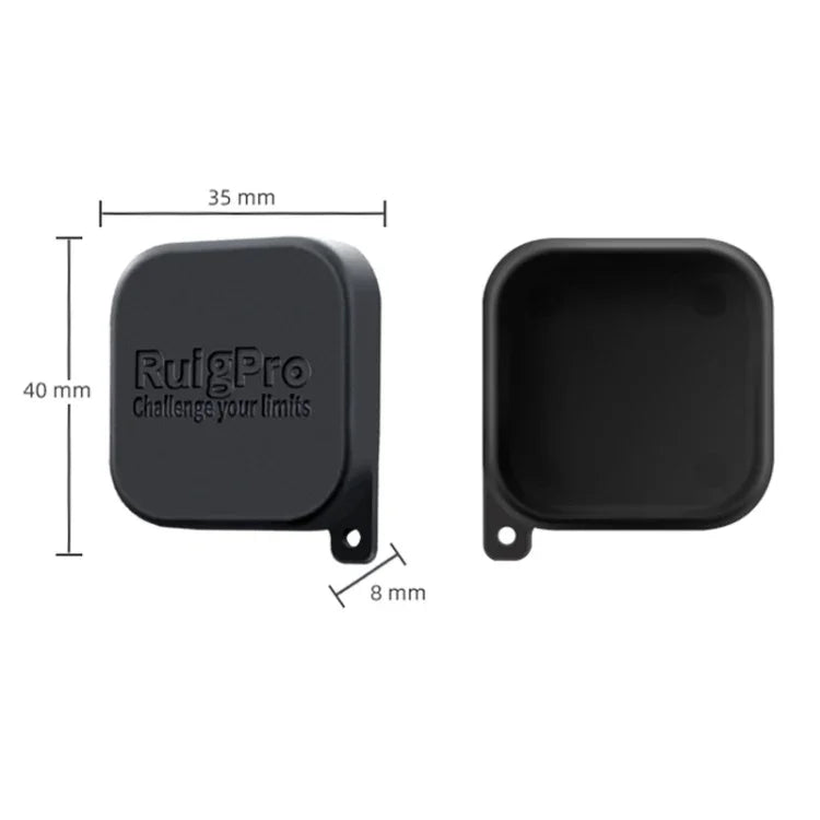 RUIGPRO GoPro HERO10 Black / HERO9 Black용 부드러운 고무 긁힘 방지 카메라 렌즈 보호 캡 커버, GoPro HERO9 Black용
